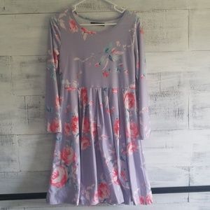 Lilac floral dress